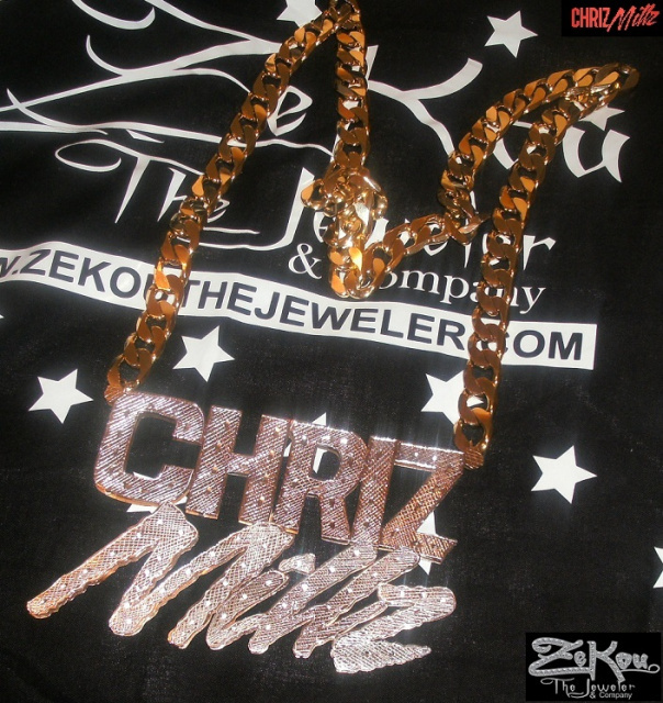 Rapper Chriz Millz Logo Charm